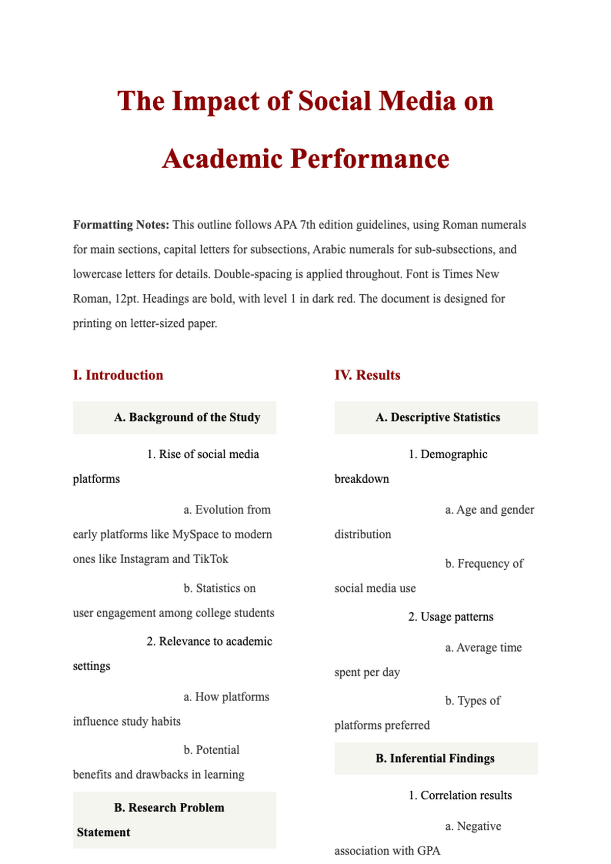 APA outline template with formatting notes and red phone graphic_variant_1